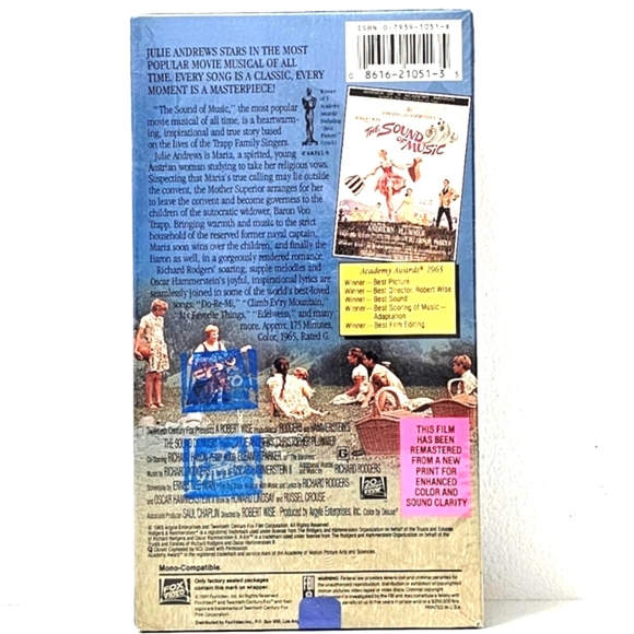 Rodgers & Hammerstein's The Sound of Music Movie VHS Tape - Picture 12 of 15